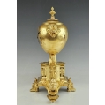 Superb 19C French Gilt Bronze Empire Mantel Clock Leroy & Fils image 11