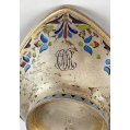 Superb Imperial Russian Silver-Gilt Enamel Kovsh by Khlebnikov image 6