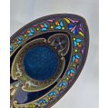 Superb Imperial Russian Silver-Gilt Enamel Kovsh by Khlebnikov image 7