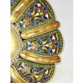 Superb Imperial Russian Silver-Gilt Plique-à-Jour Enamel Bratina Bowl by Khlebnikov image 2