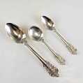 Superb Wallace Sterling Silver Flatware Service for 18 Grand Baroque 94 pieces image 5