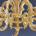 Superior 19C French Bronze Dore Marble Pair Art Nouveau Candelabras image 10