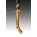Superior 19C Gueridon Table Gilt Bronze Marble image 3
