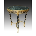 Superior 19C Gueridon Table Gilt Bronze Marble image 8