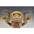 Superior 19C Russian Empire Ormolu Mounted Rhodonite Vase image 2