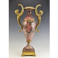 Superior 19C Russian Empire Ormolu Mounted Rhodonite Vase image 4