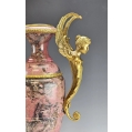 Superior 19C Russian Empire Ormolu Mounted Rhodonite Vase image 6
