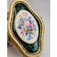 Superior Antique French Russian Gilt Ormolu Enamel Vanity Parfum Box image 11