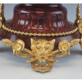 Superior Huge 19C French Bronze Crystal Centerpiece Statue M.Moreau (1822-1912) image 9