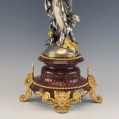 Superior Huge 19C French Bronze Crystal Centerpiece Statue M.Moreau (1822-1912) image 14