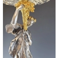 Superior Huge 19C French Bronze Crystal Centerpiece Statue M.Moreau (1822-1912) image 16