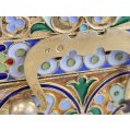 Superior Imperial Russian Silver-Gilt Cloisonné and Shaded Enamel Casket, Box. Pavel Ovchinnikov, Moscow, 1891 image 7