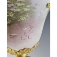 Superior Large 19C French Sevres H/P Porcelain Gilt Bronze Vase Signed image 16