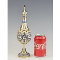 Unique Large 19C Russian Silver Enamel Church Style Shaker Stench Container image 1