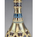 Unique Large 19C Russian Silver Enamel Church Style Shaker Stench Container image 6