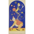 Vadim Ryndin Russian Avant-Garde Circus Painting, Theater Design, 1936 image 2