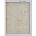 Vadim Ryndin Russian Avant-Garde Circus Painting, Theater Design, 1936 image 5